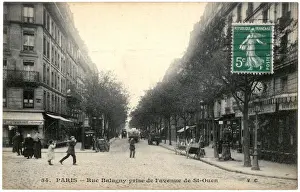 Rue Balagny from Avenue de St Ouen, Paris, France