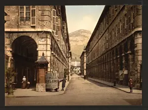 Chambery Prints: Rue de Boigne, Chambery, France