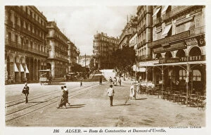 Images Dated 23rd May 2017: Rue de Constantine, Rue Dumont-d Urville, Algiers, Algeria