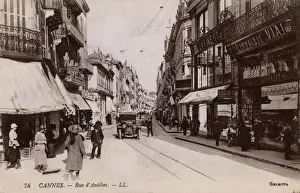 Rue d Antibes - Cannes, French Riviera, France