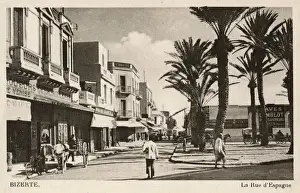Bizerte Prints: Rue d Espagne, Bizerte (Bizerta), Tunisia, North Africa
