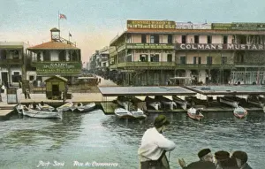 Canoe Prints: Rue du Commerce (Shopping street) in Port Said, Egypt