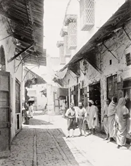 Tunisia Gallery: Rue du Souk, street to the Souk, Belat, Tunisia