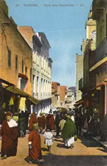 Silversmiths Prints: Rue Es-Saghine, Tangier (Tangiers), Morocco