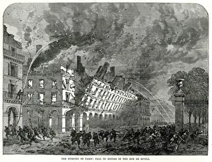 Images Dated 12th April 2019: RUE DE RIVOLI DAMAGE 1871