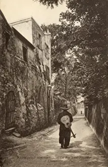 Strapped Prints: Rue Saint Vincent - Old Montmartre, Paris