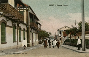 Senegalese Gallery: Rue de Thiong in Dakar, Senegal