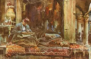 Cistern Prints: Rug Seller - Grand Bazaar, Constantinople
