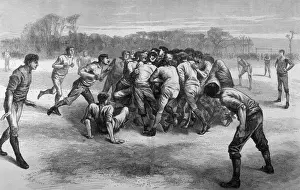 Scoring Prints: Rugby / England-Scotland