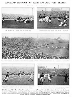 Inaugurated Collection: Rugby at Murrayfield stadium, Scotland