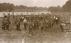Tent Prints: Rugeley Army Camp, Cannock Chase, Staffordshire, WW1