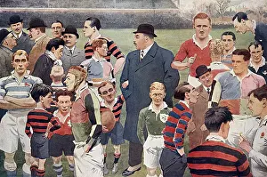 Personalities Prints: Rugger Personalities - Rugby 1920