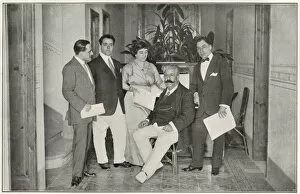 Images Dated 7th February 2020: RUGGIERO LEONCAVALLO (1858-1919) Italian musician at the London Hippodrome, September 1912