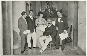 Ruggiero Prints: RUGGIERO LEONCAVALLO (1858-1919) Italian musician at the London Hippodrome, September 1912