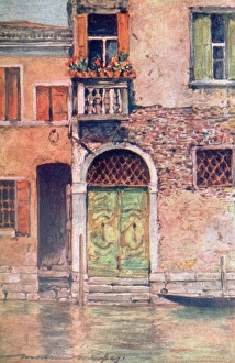 Menpes Gallery: A ruinded Palazzo - Venice, Italy