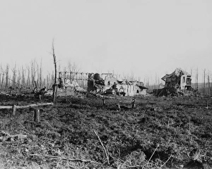 Ancre Gallery: Ruined mill at Beaucourt sur Ancre, France, WW1