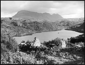 Over Looking Prints: Ruined Croft. Scotland