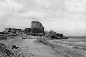 Crusaders Gallery: Ruined fort at Atlit, near Haifa, Northern Israel