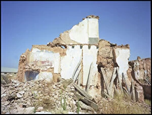 Images Dated 8th December 2015: Ruined house, Belchite, Spain