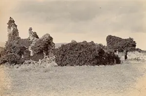 Ruined medieval building, North Wales Date: circa 1889