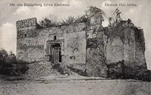 Omani Prints: Ruined palace, Kilwa Kisinani Island, East Africa