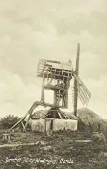 Frame Work Prints: Ruined windmill - Madingley, Cambridge