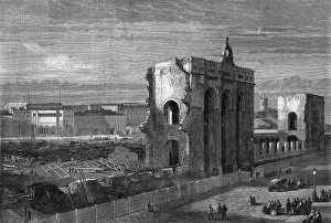 Horticultural Prints: Ruins of 1862 Great Exhibition building