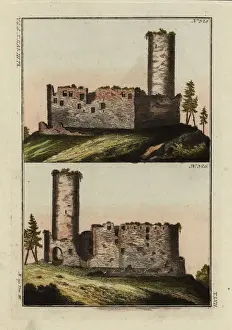 Ruins of an ancient knights castle
