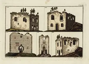 Ruins of ancient knights castles