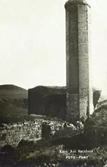 Ruins of Ani - Turkey - Minaret of Manuchihir Mosque