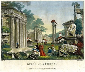 1783 Collection: Ruins of Athen Greece