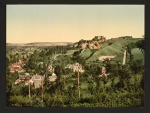 Dieppe Prints: Ruins of the Castle of Arques, Dieppe, France