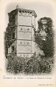 Dinan Prints: Ruins of the Chateau de la Garaye