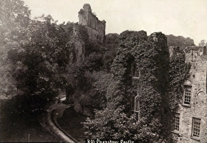 Images Dated 28th July 2016: Ruins of Chepstow Castle, Monmouthshire, Wales