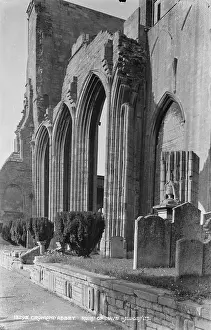 Gravestones Prints: Ruins of Crowland Abbey