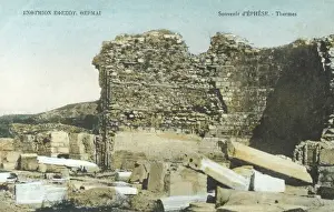 Selcuk Prints: The Ruins of Ephesus, Selcuk, Turkey - The Baths