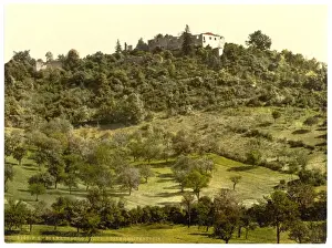 Thuringia Prints: Ruins of Greifenstein, Blankenburg, I. Thuringia, Germany