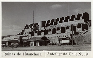 Images Dated 26th February 2016: The ruins of Huanchaca, Chile - silver smelting works