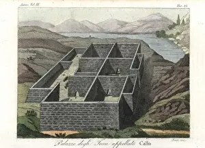 Incan Prints: Ruins of the Inca Palace (tambo) at Callo, Cotopaix, Ecuador
