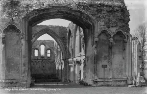 Glastonbury Prints: Ruins of Lady Chapel