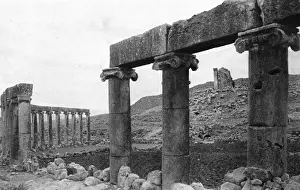 Gerasa Prints: Ruins near the Forum, Jerash (Gerasa), Jordan, Holy Land