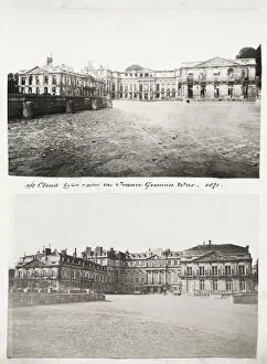 Franco Gallery: Ruins of the Palace of St Cloud, Franco-Prussian War, 1871