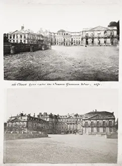 Ruins of the Palace of St Cloud, Franco-Prussian War, 1871