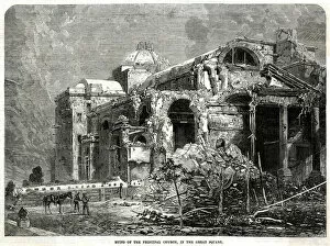 Defences Collection: The Ruins of the Principal Church at Paysandu 1865