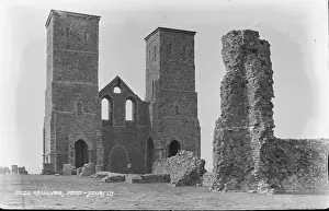 Reculver Prints: Ruins of Reculver Towers