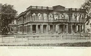 Burned Collection: Ruins of Red House, Port of Spain, Trinidad, West Indies