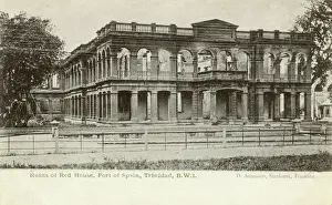 Caribbean Prints: Ruins of Red House, Port of Spain, Trinidad, West Indies