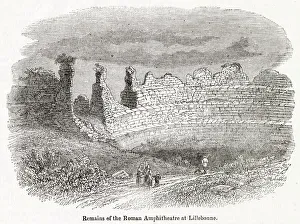 Ruins of the Roman amphitheatre (built in the first century AD) at Lillebonne, Normandy Ruins of the Roman amphitheatre (built in the first century AD) at Lillebonne, Normandy