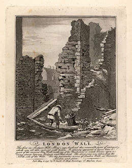 Ruins of the Roman London Wall