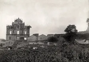 Rampart Prints: The Ruins of Saint Paul s, Macau, China